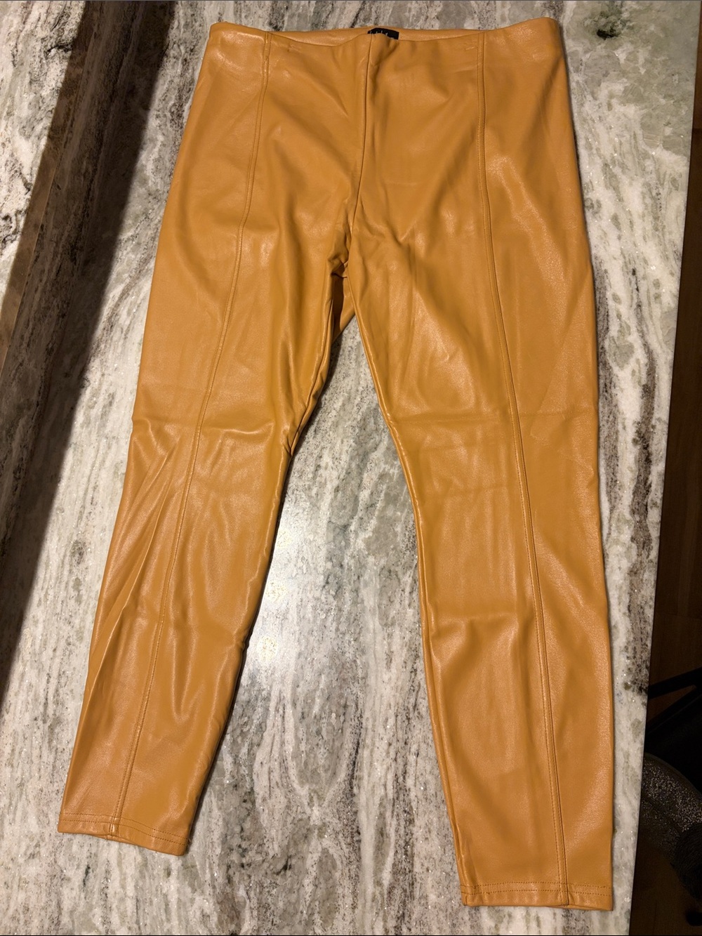 Nicole Miller Faux Leather Leggings Size XL